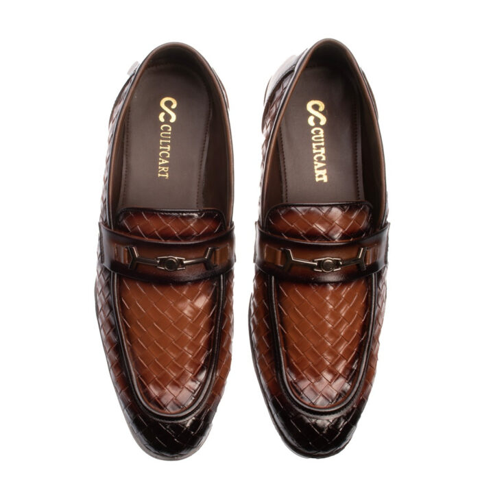 Cross County buckle loafer shoes