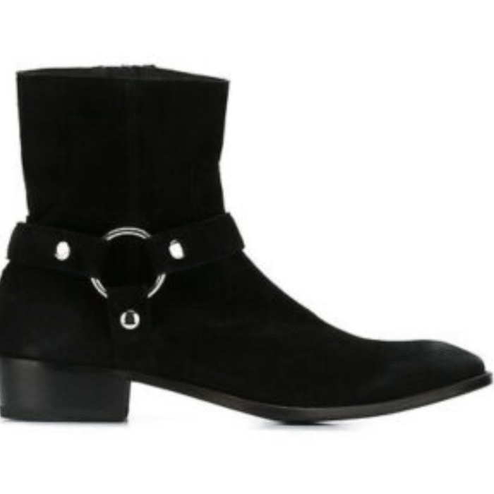 Men's Luxurious Black Lamb Suede Leather Jodhpuri Boots - Unrivaled Style and Exceptional Comfort