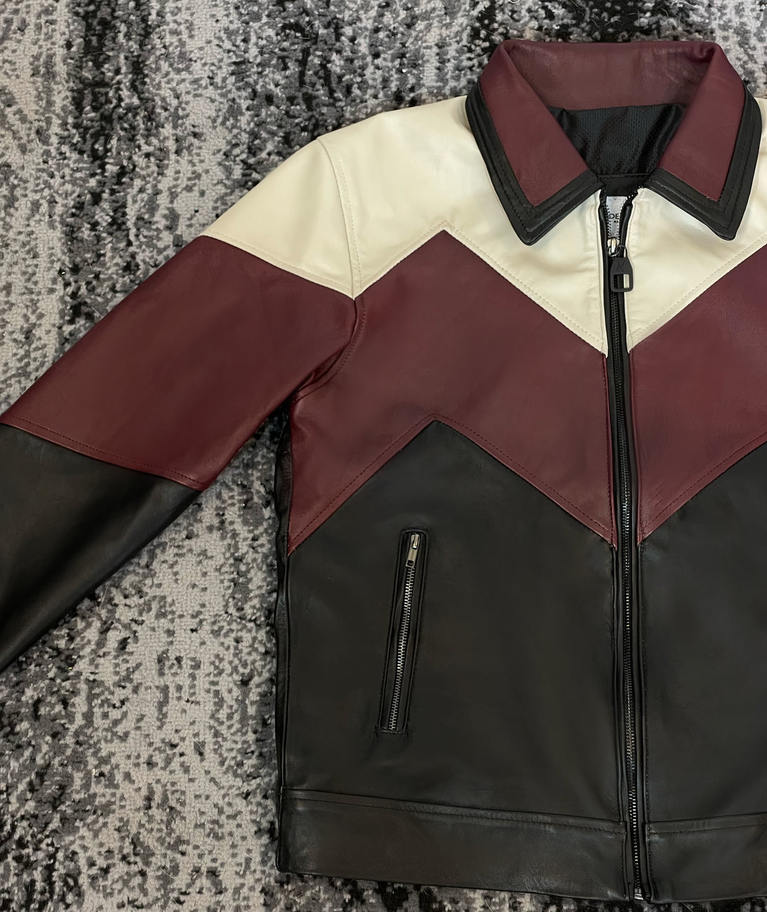 MENS SOFT SHEEP HANDCRAFTED LAYERED MOTO LEATHER JACKET