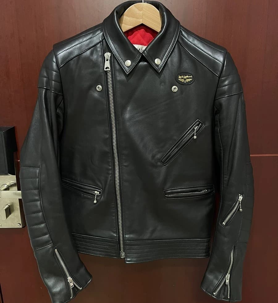 Exquisite Men's Handcrafted Black Europa Leather Jacket,custom made from soft, premium lamb leather
