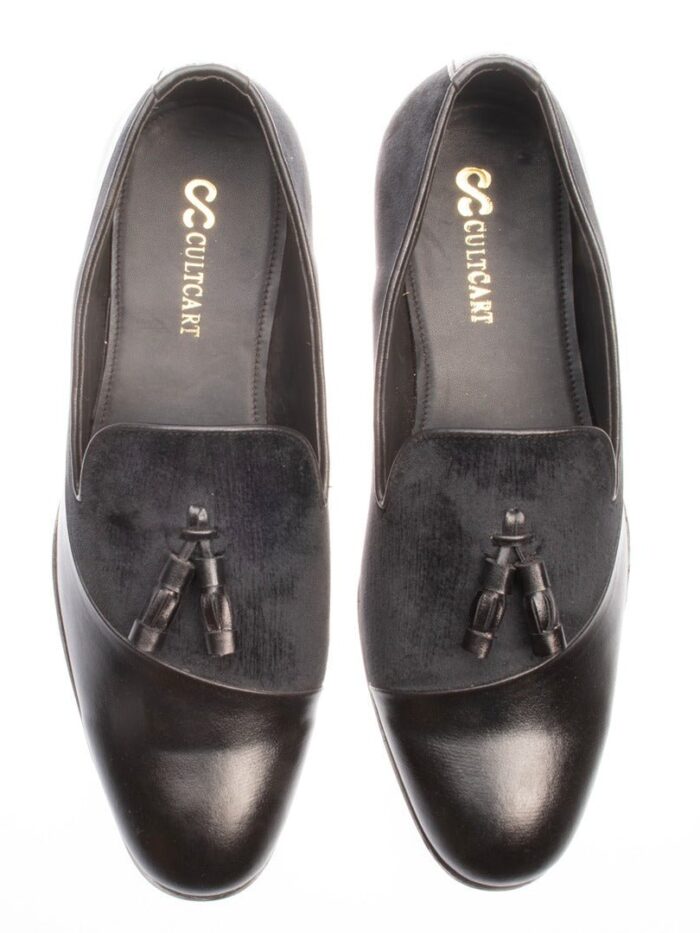 Black Tassel Loafers