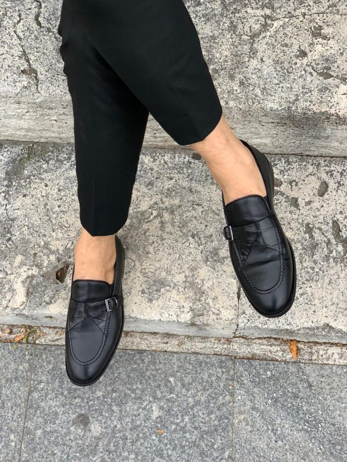 Single Buckle Loafers