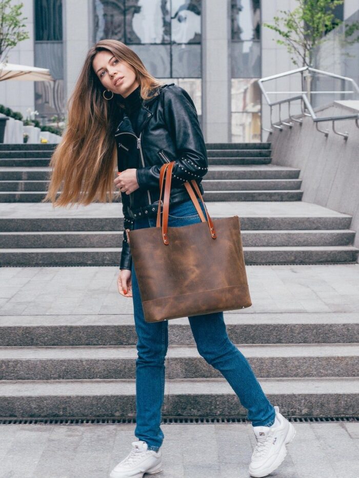 Leather Utility Tote